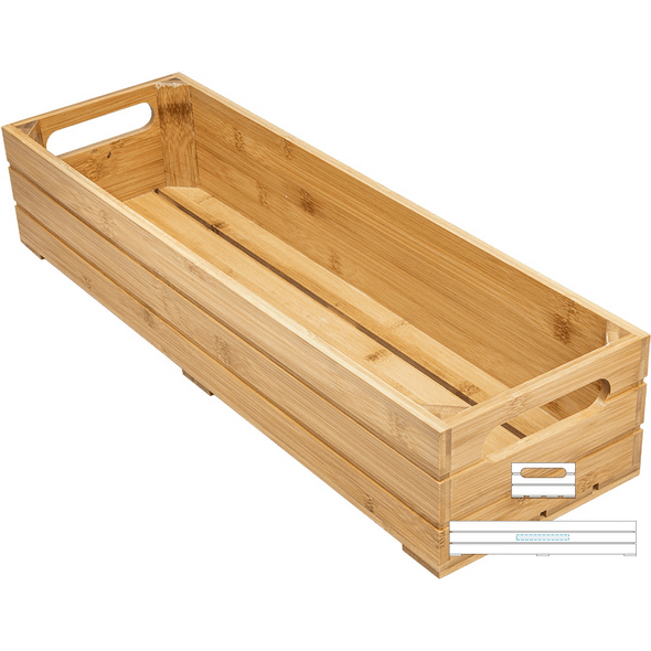 Caja gastronorm de bambú 2/4 de bambú Caja gastronorm de bambú 2/4 de bambú